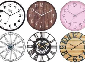 Cupón descuento oferta Reloj de pared decorativo: Reloj madera oscura