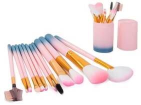 Cupón descuento oferta Set de 12 brochas de maquillaje con estuche: 1