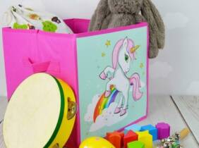 Cupón descuento oferta Caja de almacenamiento para niños con diseño de unicornio: 2