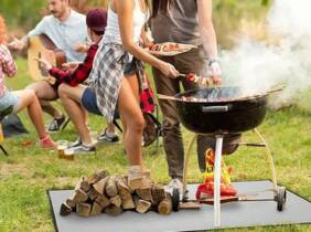 Cupón descuento oferta Alfombra ignífuga para barbacoa: 80 x 100 cm / 2