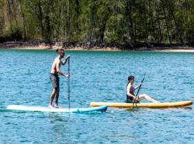 Cupón descuento oferta Tabla de paddle board hinchable de Innovagoods: 305 cm con accesorios