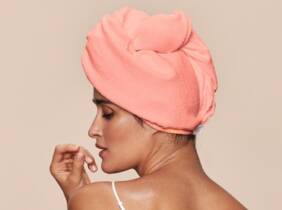 Cupón descuento oferta Gorro toalla absorbente para cabello: Rosa / 2