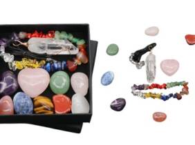 Cupón descuento oferta Set de cristales y piedras con pulsera para meditación