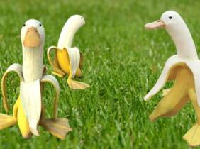 Cupón descuento oferta Estatua Art deco para el jardín Bananaduck