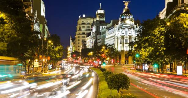 Ruta nocturna por Madrid