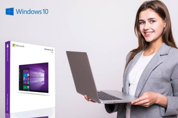 Windows 10 Pro con clase de inglés