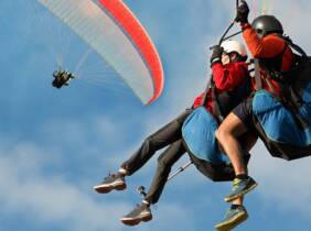 Curso de enseñanza para volar en parapente para una persona