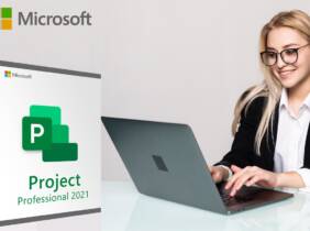 Microsoft Project 2021 con cursos en inglés para Mac o Windows