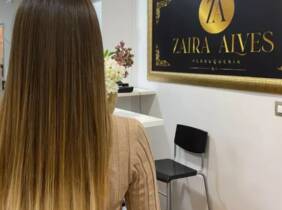 Alisado en Peluqueria Zaira Alves