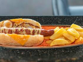 Menú hotdog o menú americano para 2 personas en Galaxy