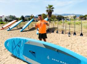 Clase de Paddle Surf con instructor en KL Nature