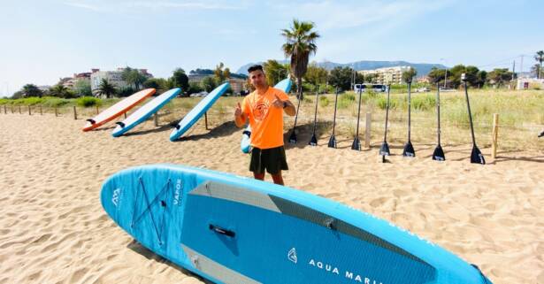 Clase de Paddle Surf con instructor en KL Nature