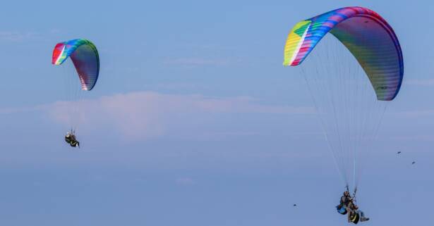 Vuelo en parapente biplaza