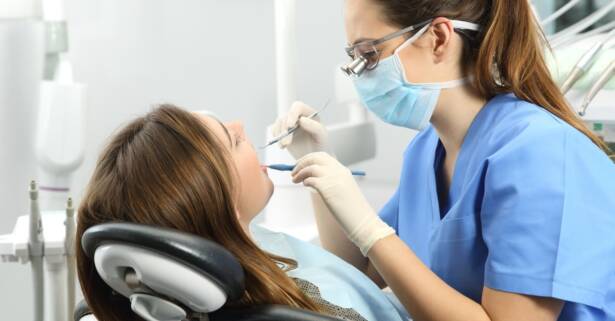 Limpieza dental con radiografía