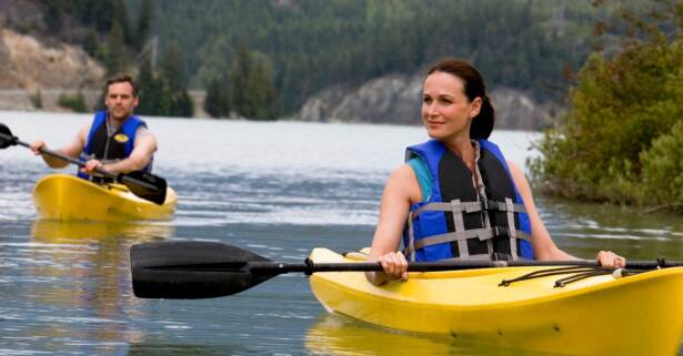 1 hora de kayak para un niño o un adulto a partir de 7