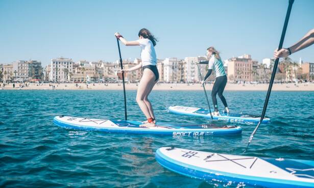 Experiencia de paddle surf de 1 hora con Ungravity SUP Surf School