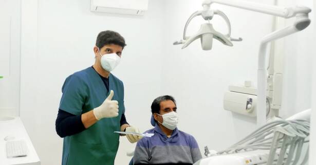 Tratamiento de ortodoncia con brackets en clínica dental Marcelo Usera