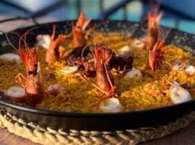 Disfruta de una paella para 2 en Restaurante Bellavista Montepego