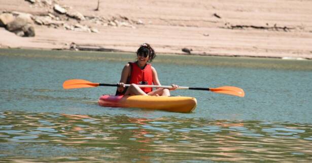 Alquiler de kayak con menú