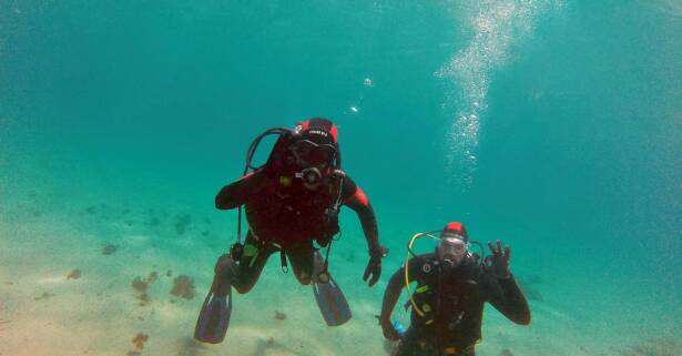 Bautismo de buceo para 2 personas con GoDive Cádiz