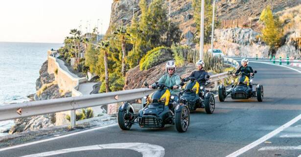 Ruta por la isla a elegir de 2h30 con moto de 3 ruedas