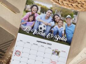 Hasta 5 calendarios de pared personalizables